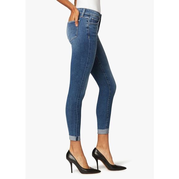 Joe’s The Icon Mid Rise Skinny Crop Wavelength Denim Jeans | Size 28 - Picture 2 of 10
